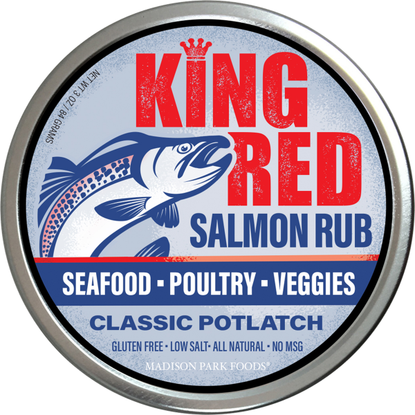 King Red Salmon Rub & Classic Potlatch Seasoning Madison Park Foods